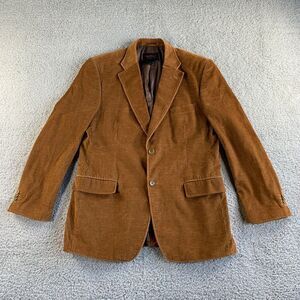 Di Quattro‎ Blazer Mens 42 R Brown Corduroy Sport Coat Jacket 2 Button Casual